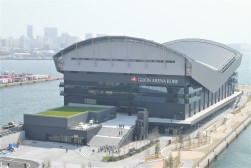 開業した「ジーライオンアリーナ神戸」