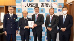 ３月１３日　愛知県交通安全協会蟹江支部（蟹江警察署