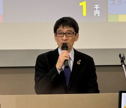 節目の周年記念に北口社長が登壇