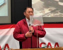CAA東北・村上会場長があいさつ