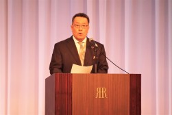 関口会長が２０２５年度の新理念を発表