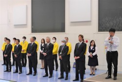 ＪＵ福岡の執行部も登壇した
