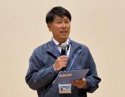 久保会場長代行があいさつ