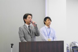室田流通委員長が感謝の言葉を述べた