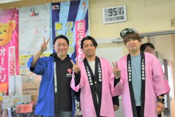 親会と青年部会のパイプをつなぐ田中指導環境委員長（写真左）
