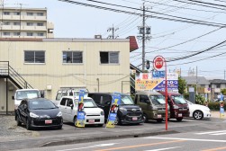 セルフ三里ＳＳに併設する展示場
