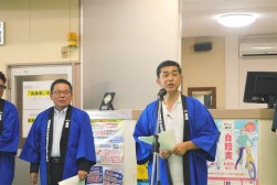 森口総務委員長が会員拡大キャンペーンへの協力を呼びかけた