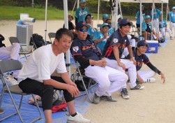 ＪＵ佐賀の田中新二会長・理事長も熱戦を見守った