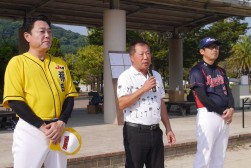 開会式では長野浩二指導環境委員長があいさつ
