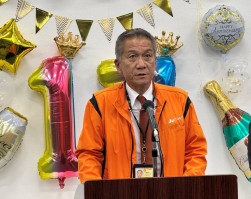 黒田筆頭副理事長があいさつ