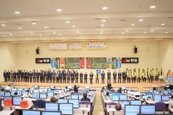 県外から多くの青年部員が応援に駆け付けた