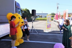 マーくんは来場者に大人気