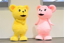 マーくんとミーちゃんが来場、開催を盛り上げた。 　
