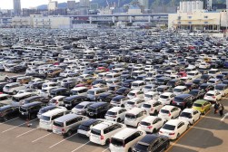 ８０００台を超える出品車が集まった