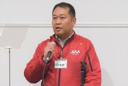 あいさつを述べる後藤会場長
