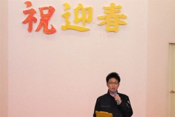 大江会場長が会員への感謝の言葉を述べた