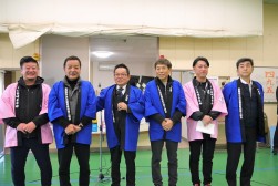 ＪＵ長崎執行部が整列した