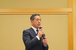 米満浩史副会長・副理事長があいさつ