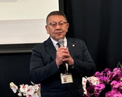 JU旭川の佐藤理事長があいさつ