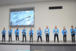 登壇するJU愛知執行部