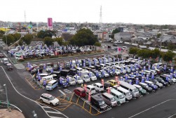 ＪＵ加盟店では、中古車フェアの開催などで需要喚起（写真はＪＵ佐賀中古車フェア２０２６）