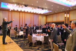 中西指導環境委員長が乾杯の発声