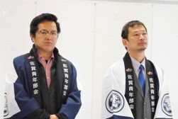 ＪＵ佐賀の青年部会（写真左が西村健吾部会長）