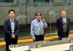 第3支部の江森支部長がセリ終了時に参加、協力に謝辞