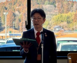 塚本会場長があいさつ