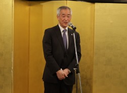 福井新会長のあいさつ