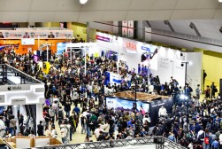 出展者展示ブースでは最新技術なども数多く紹介された