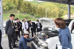 実車を使用しての研修が行われた