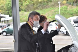 実車を使用しての研修が行われた