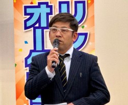 鈴木青年部OB会会長が協力に謝辞