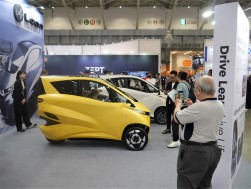 スマートモビリティ関連の出展も目立った