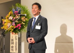ＪＵ佐賀の田中新二理事長による乾杯あいさつ