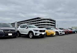 バラエティに輸入車が並ぶ