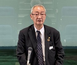 鎌田会長理事長があいさつ