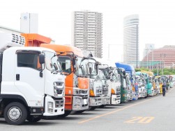 バラエティ溢れる出品車が並ぶ