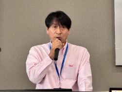 濱田会場長が多摩ヤード移管を紹介