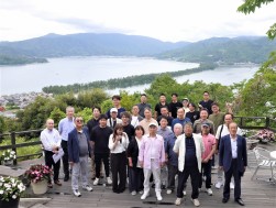 天橋立傘松公園から天橋立を一望