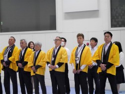 セレモニーでは、ＪＵ福岡執行部も登壇した