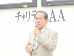 来賓として出席した上田市長があいさつを述べた