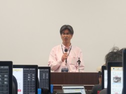 セレモニーでは田中則行営業室長があいさつを述べた