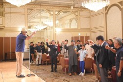 乾杯の発声はグラム モルトザ流通副委員長