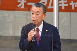 来賓を代表してあいさつを行うＪＵ中部・萩原流通委員長