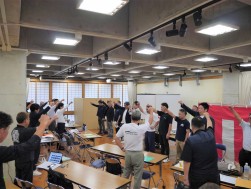 セレモニーではＪＵクレジット「オータムジャンペーン」の成功に向け決起した