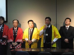 宮崎理事長より、会員の協力に謝辞が