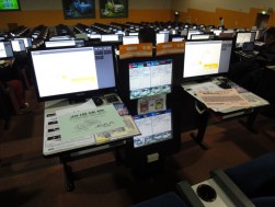 ２００席に設置された新端末