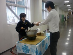 スタッフが丹精込めて作ったぜんざい